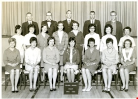Staff at Nelson Elementary School, [1965-1966] thumbnail