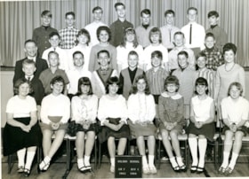 Grade 7, Division 1 class at Nelson School, [1965-1966] thumbnail