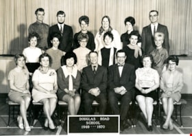 Staff at Douglas Road School, [1969-1970] thumbnail