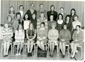 Staff at Cascade Heights School, [1973-1974] thumbnail