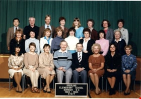 Staff at Sperling Elementary School, [1983-1984] thumbnail