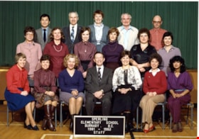Staff at Sperling Elementary School, [1981-1982] thumbnail