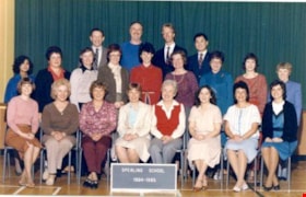 Staff at Sperling Elementary School, [1984-1985] thumbnail