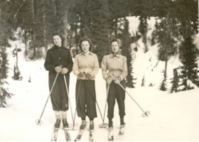 Skiers on Mount Seymour, [between 1939 and 1949] (date of orignals), copied 2008 thumbnail
