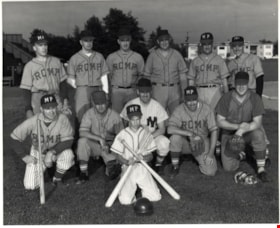RCMP baseball team, [between 1960 and 1961] thumbnail
