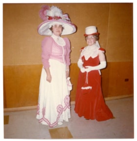 May Bate and friend in costumes, 1977 thumbnail