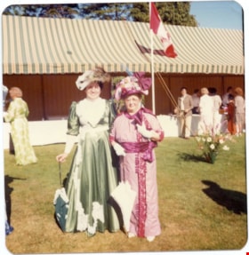 Two women in costumes., 1970- 1980 thumbnail