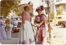 Two woman in costumes at the Hyack Sea Festival, 1970-1980 thumbnail