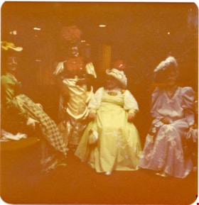 Four women from Confederation Singers in 1890s costumes., 1979 thumbnail