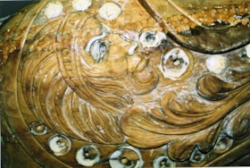 Detail of carousel horse named Nareena with shellac, [between 1990 and 1992] thumbnail