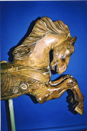 C.W. Parker no. 119 carousel horse named Vanessa with shellac, [between 1990 and 1992] thumbnail
