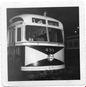 PCC streetcar number 431, 22 Apr. 1955 thumbnail