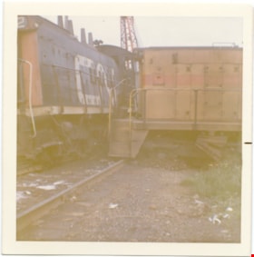 Hydro engine 906 in collision with a CN engine, May 1974 thumbnail