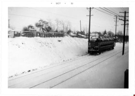 B.C. Electric Railway tram no. 1309 tram on Central Park Line, 1953 thumbnail