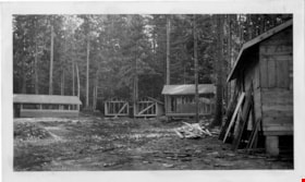 Burnaby camp site dining shelter, 1958 thumbnail