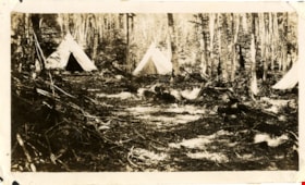 Tents at Granthams Landing camp, Jul 1923 thumbnail