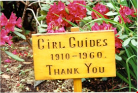 Girl Guide sign, [ca. 1985] thumbnail