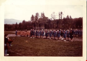 Girl guides on Burnaby mountain, 1961 thumbnail