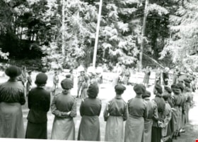 Dedication of Burnaby Guide Camp at Wilson Creek, Jun 1958 thumbnail