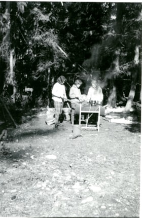 Cooking on Pioneer site, Jul 1964 thumbnail