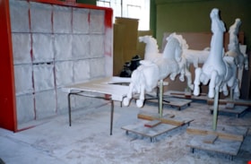 Five carousel horses, [between 1989 and 1999] thumbnail
