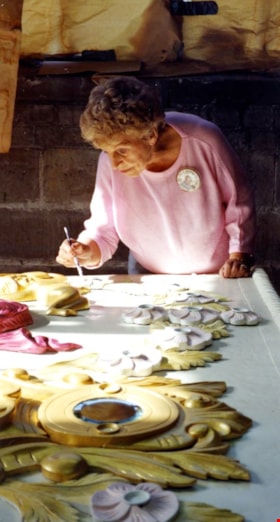 Hazel Sumner painting carousel, [between 1989 and 1999] thumbnail