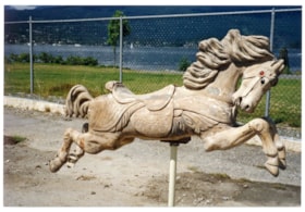 Carousel horse named Royal Burnaby Belle, [between 1989 and 1999] thumbnail
