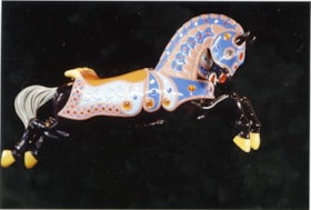 Carousel horse named Valiant, [between 1989 and 1999] thumbnail