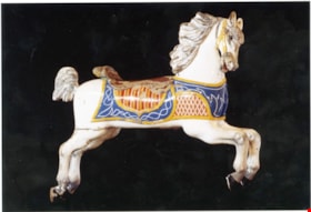 Carousel horse named James, [between 1989 and 1999] thumbnail