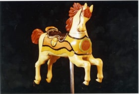 Carousel horse named Pisces, [between 1989 and 1999] thumbnail