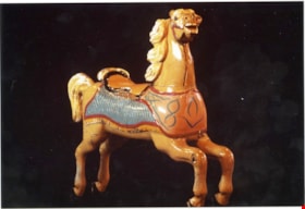 Carousel horse named Meg, [between 1989 and 1999] thumbnail