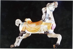 Carousel horse named Wheeler, [between 1989 and 1999] thumbnail