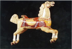 Carousel horse named Royal Warrior, [between 1989 and 1999] thumbnail