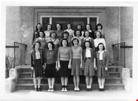 Burnaby South High School students, [1944 or 1945] thumbnail
