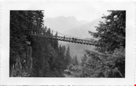 Capilano suspension bridge, [1938 or 1939] thumbnail