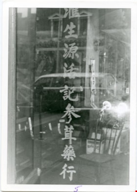 Store front window of Way Sang Yuen Wat Kee & Co, 1975 thumbnail