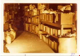 Basement storage and processing area of Way Sang Yuen Wat Kee & Co., 1975 thumbnail
