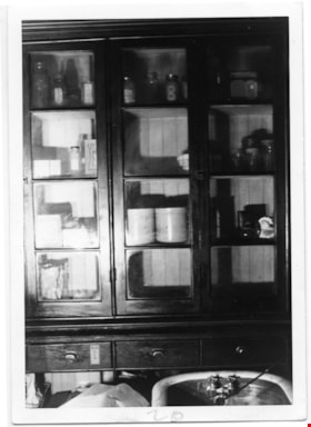 Wooden shelf unit inside Way Sang Yuen Wat Kee & Co., 1975 thumbnail