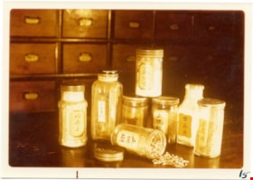 Jars on wooden counter, 1975 thumbnail