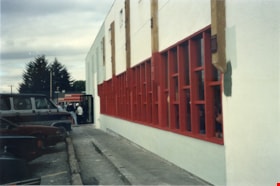Exterior view of the Dragon Inn Restaurant during grand-opening, [between 1990 and 1995] (date of original), copied [2017] thumbnail