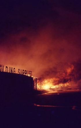 Nighttime fire at Lumberland, 24 Aug. 1970 thumbnail
