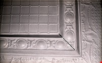 Detail of tin ceiling in entrance hallway, 1988 thumbnail
