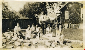 Parkers at pond, [between 1930 and 1940] (date of original), copied 1998 thumbnail