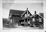 Love farmhouse with automobile, [ca. 1930] (date of original), copied 1998 thumbnail