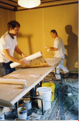 Burnaby wallpaper installation process, 1998 thumbnail