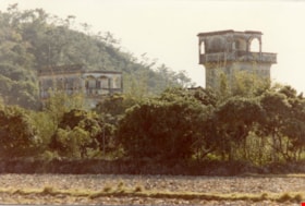 Diaolou fortress towers in Sei Moon village, [between 1970 and 1980] thumbnail