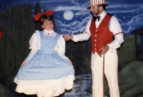 Actors on stage during a Canada Day event, 1 Jul. 1991 thumbnail