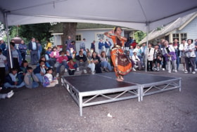 South Asian dance performance during a Canada Day event, July 1997 thumbnail