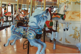 Carousel horses on C.W. Parker Carousel, [1993] thumbnail