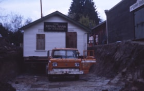 Royal Bank set in place at the museum, 1976 thumbnail